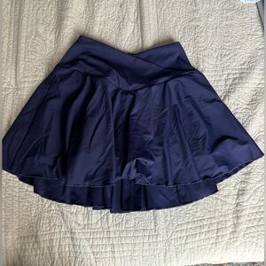 Halara Crossover Flair Skirt Navy M